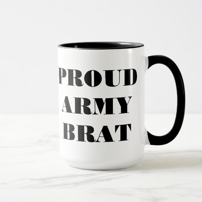Mug Proud Army Brat (Right)