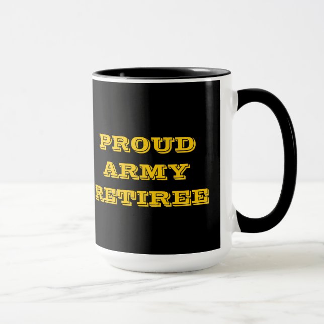 Mug Proud Army Retiree (Right)