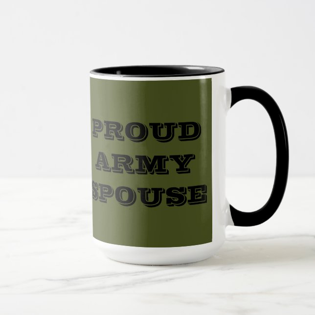 Mug Proud Army Spouse (Right)