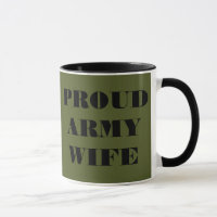 Mug Proud Army Wife