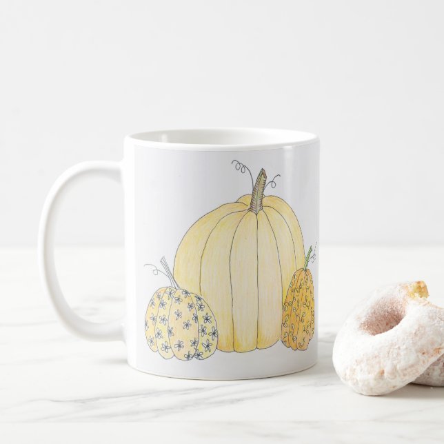 Mug Pumpkin Trio (With Donut)
