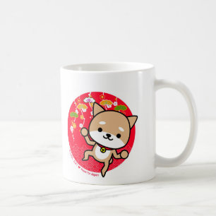 Mug - Puppy - Japanese Red
