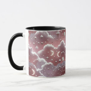 Mug - Quartz Pink Celestial Moon