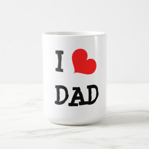 Mug/Quote-"I "heart" DAD" Coffee Mug