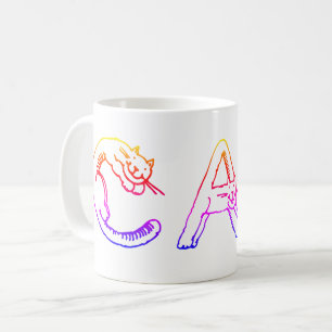 Mug - Rainbow Coloured CAT