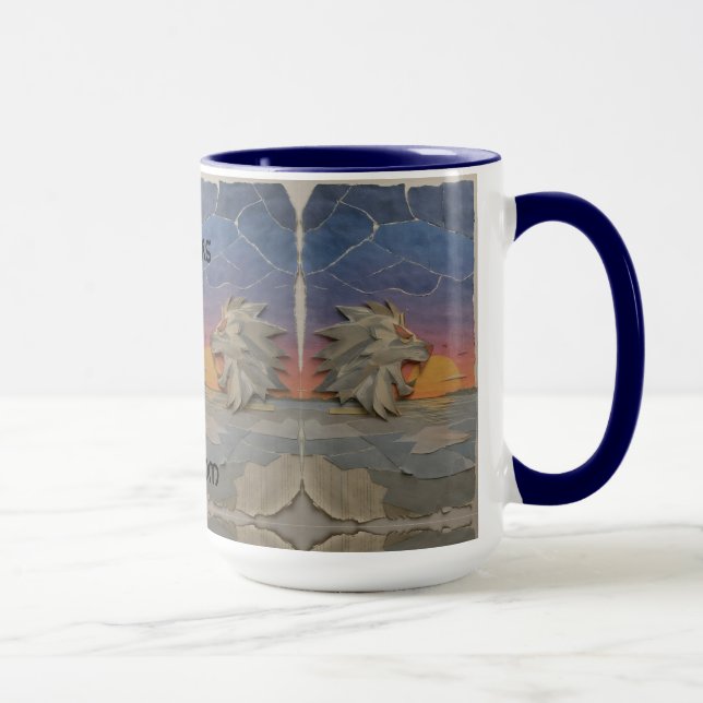 Mug – Roaring Sunset Lion (Right)