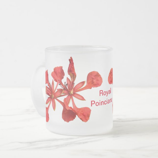 Mug Royal Poinciana Flower (Front Left)