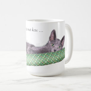 Mug - Russian Blue kitten