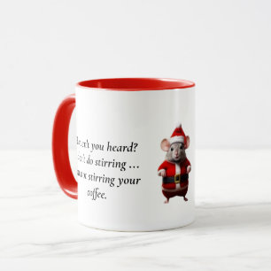 Mug - Santa Mouse not Stirring