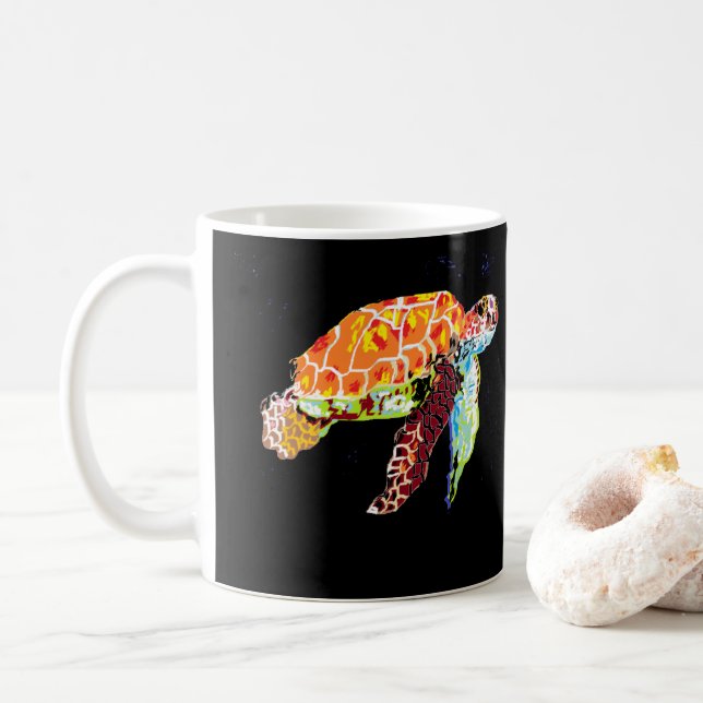 Mug : Sea Turtles (With Donut)