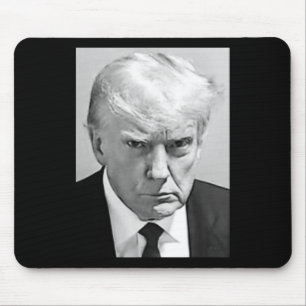Mug Shot - Donald Trump Mug Shot  Mouse Mat