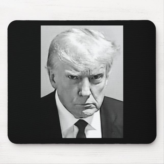 Mug Shot - Donald Trump Mug Shot  Mouse Mat (Front)