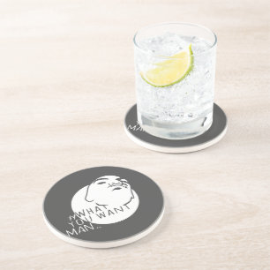 Mug Shot Hashtag Yo Man What You Want Coaster