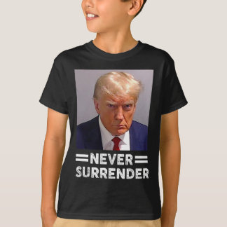 Mug Shot Never Surrender Trump Vote 2024  T-Shirt
