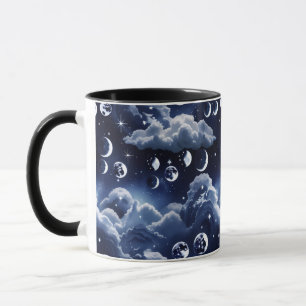Mug - Silver Celestial Moon