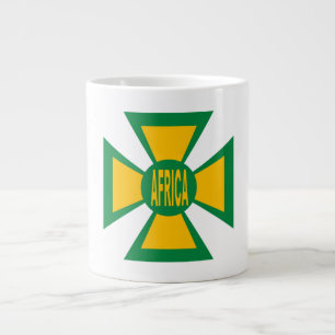 Mug Specialty  Jumbo blanche  AFRICA  VERTE