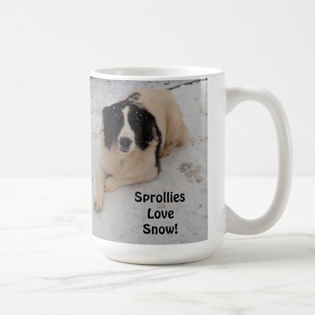 Mug Sprollie In The Snow (Right)