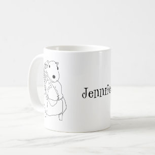 Mug - Squirrel Drawing and Name