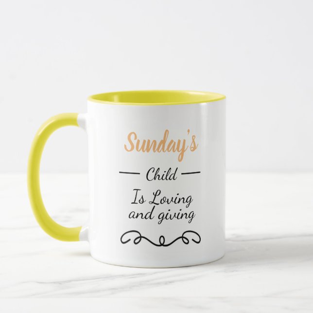 Mug - Sunday's Child (Left)