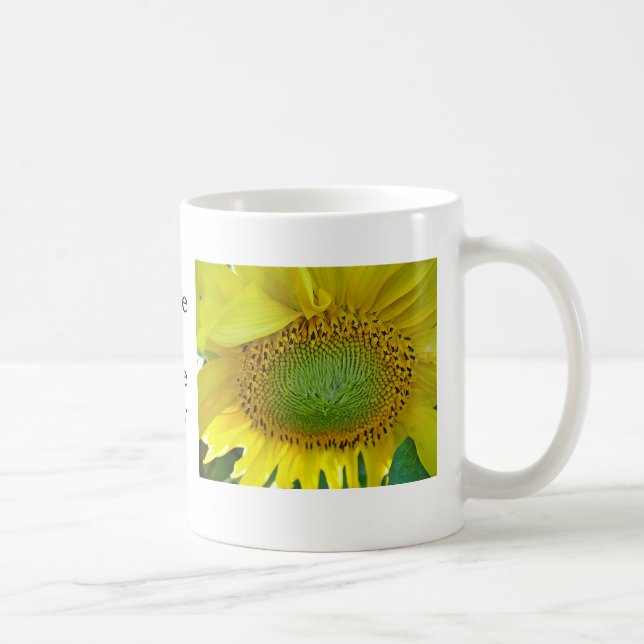 Mug sunflower, "have a nice day* (Right)