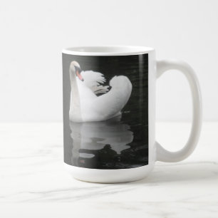 Mug Swan Swimming