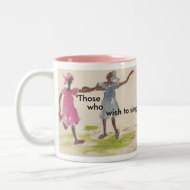 Mug/Swedish Proverb Two-Tone Coffee Mug (Left)