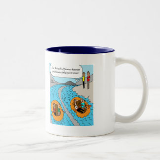 Mug: Synchronous vs. Asynchronous Two-Tone Coffee Mug