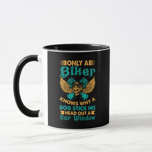 Mug Tasse, for motorcycle enthusiasts. (Left)