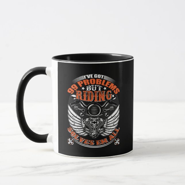 Mug Tasse, for motorcycle enthusiasts (Left)