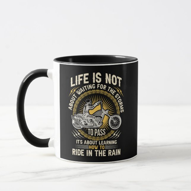 Mug Tasse, for motorcycle enthusiasts (Left)