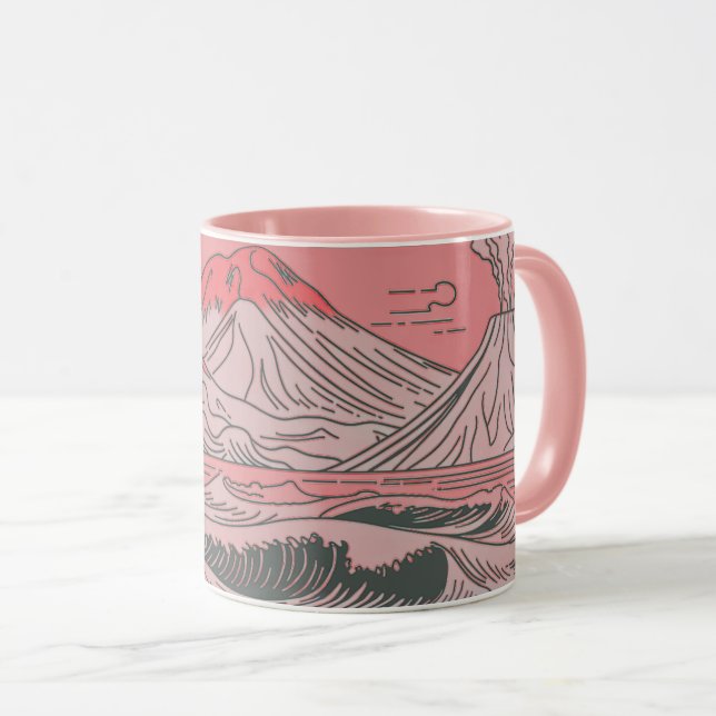 Mug Tasse, the Harmony of Nature in Every Gorg (Front Right)
