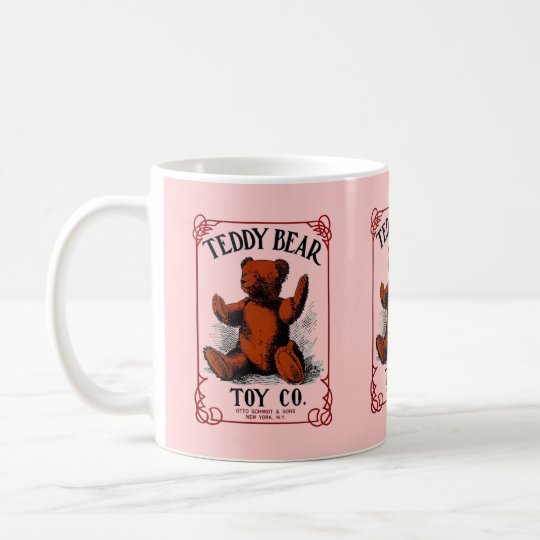 MUG ~ TEDDY BEAR TOY CO VINTAGE ADVERTISING!