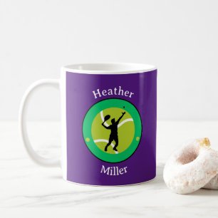 Mug - Tennis Player - Personalised - Add Name