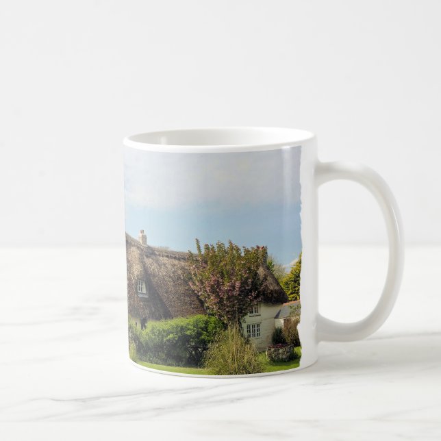 MUG - Thatched cottage Cornwall UK (Right)