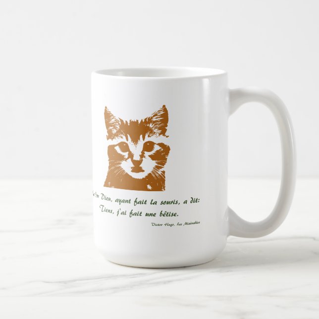 Mug: The Cat Coffee Mug (Right)