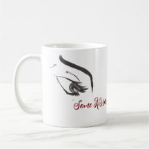  Mug  "The Eye of a Woman" and quote