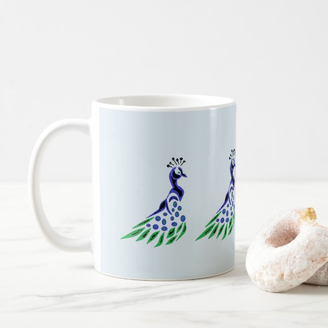 Mug : The Peacock (With Donut)