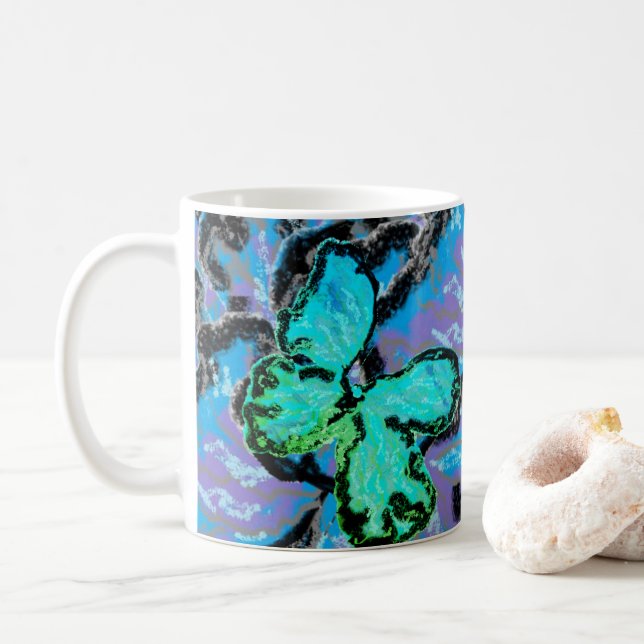 Mug The Web of A Butterfly (With Donut)