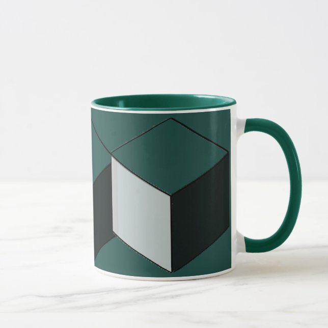 Mug - Three Dimensional Blocks (Right)