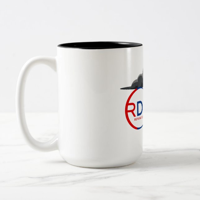 Mug, Thunder Two-Tone Coffee Mug (Left)