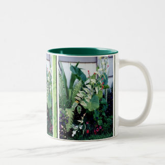 Mug-Tropical Garden Two-Tone Coffee Mug