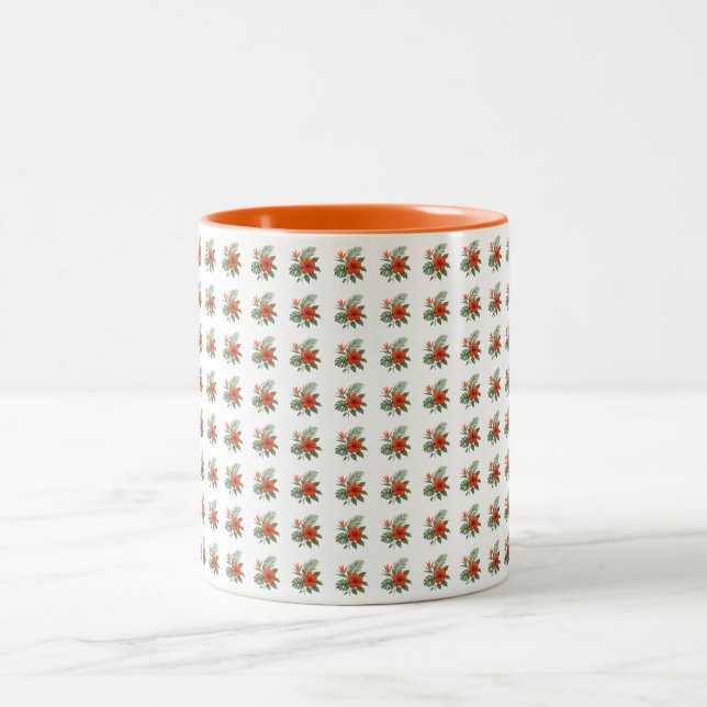 Mug - Tropical Orange Flower (Center)