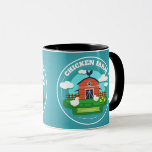 Mug-Two Tone Chicken Farm Mug