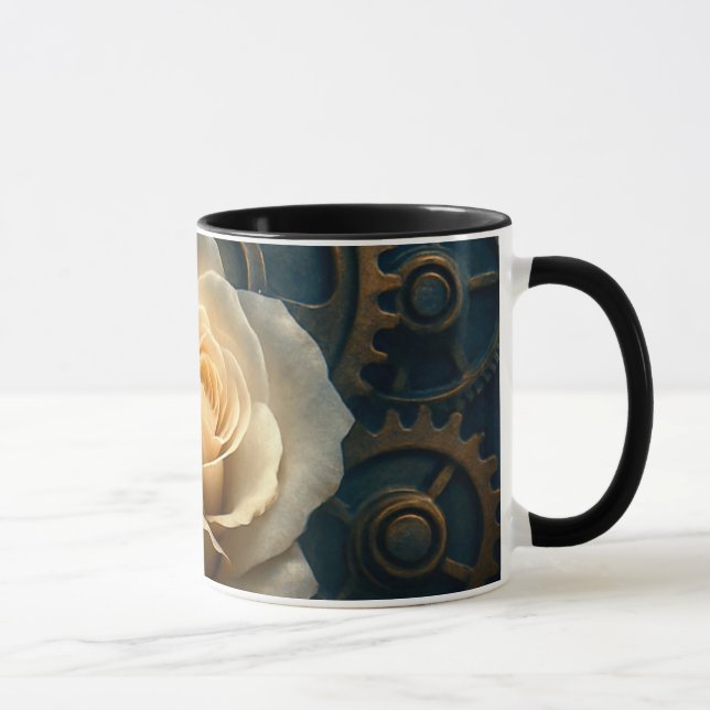 Mug universe steampunk - The rose of time (Right)