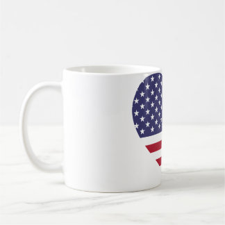 Mug usa flag with love