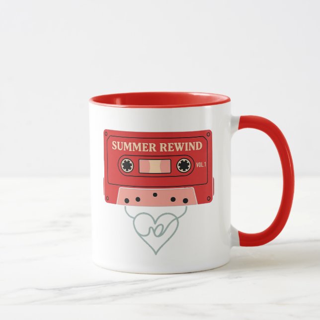 Mug Vintage Cassette Sulmer Gift  (Right)