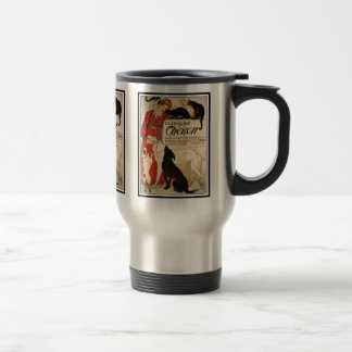 Mug:  Vintage Steinlen "Clinique Cheron" Travel Mug
