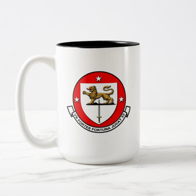 MUG VS-33 SCREWBIRDS FORTES FORTUNA JUVAT (Left)