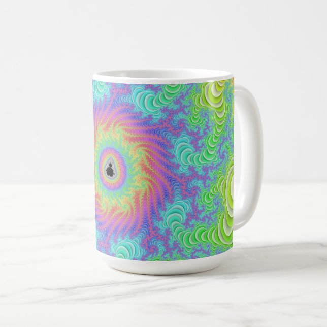 Mug w/ Mandelbrot Fractal (Front Right)