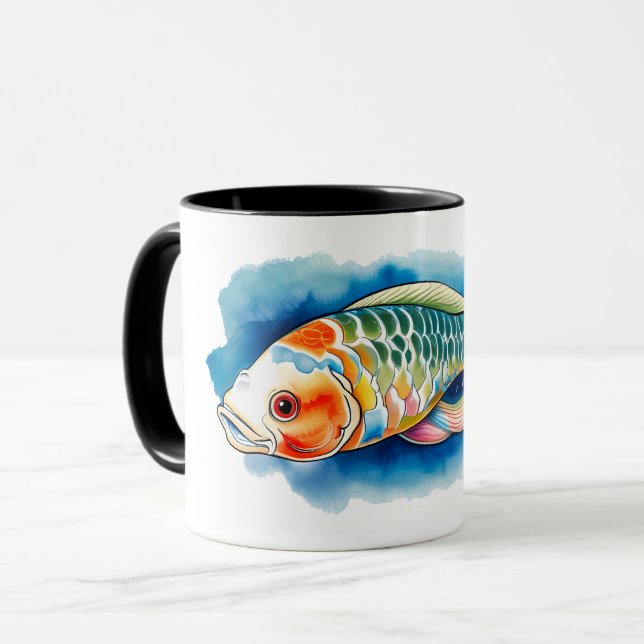 Mug - Watercolor Series: Koi Fish (Front Left)
